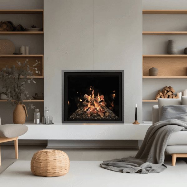 American Heritage Fireplace Milwaukee Chicago Mendota full-view built-in fireplace insert