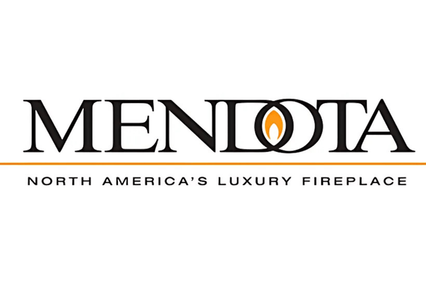 Mendota logo for American Heritage Fireplace in Milwaukee, Chicago
