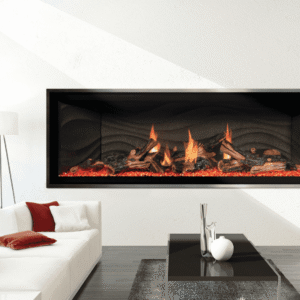 Mendota ML linear fireplace by American Heritage Fireplace in Milwaukee and Chicago