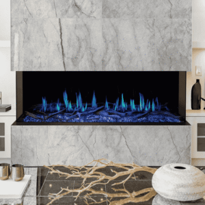 Modern Flames Orion linear fireplace by American Heritage Fireplace in Milwaukee and Chicago