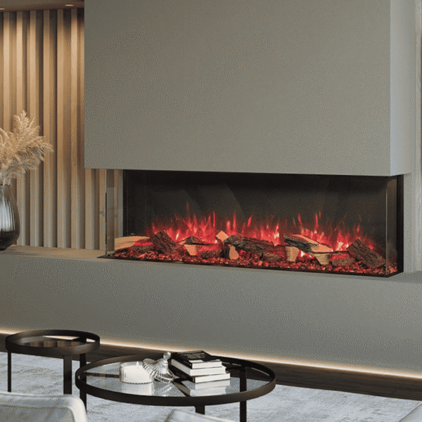 American Heritage Fireplace Milwaukee Chicago Regency Onyx ultra-slim linear gas fireplace