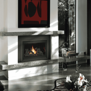 American Heritage Fireplace Milwaukee Chicago Travis 34 DVL sleek linear gas fireplace