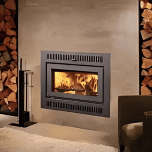 American Heritage Fireplace Milwaukee Chicago Travis 42 Apex linear gas log fireplace