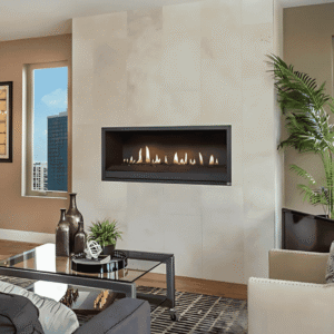 American Heritage Fireplace Milwaukee Chicago ProBuilder Linear 42 built-in linear gas fireplace