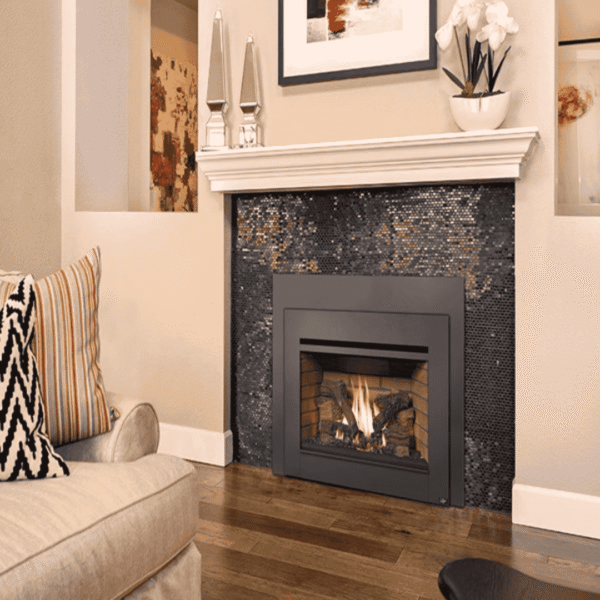 American Heritage Fireplace Milwaukee Chicago Radiant Plus Large cast-iron freestanding gas stove