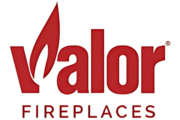 Valor Fireplaces logo for American Heritage Fireplace in Milwaukee, Chicago